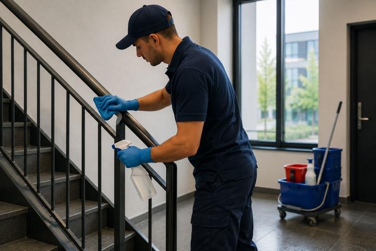 Rama Schoonmaak aan het werk